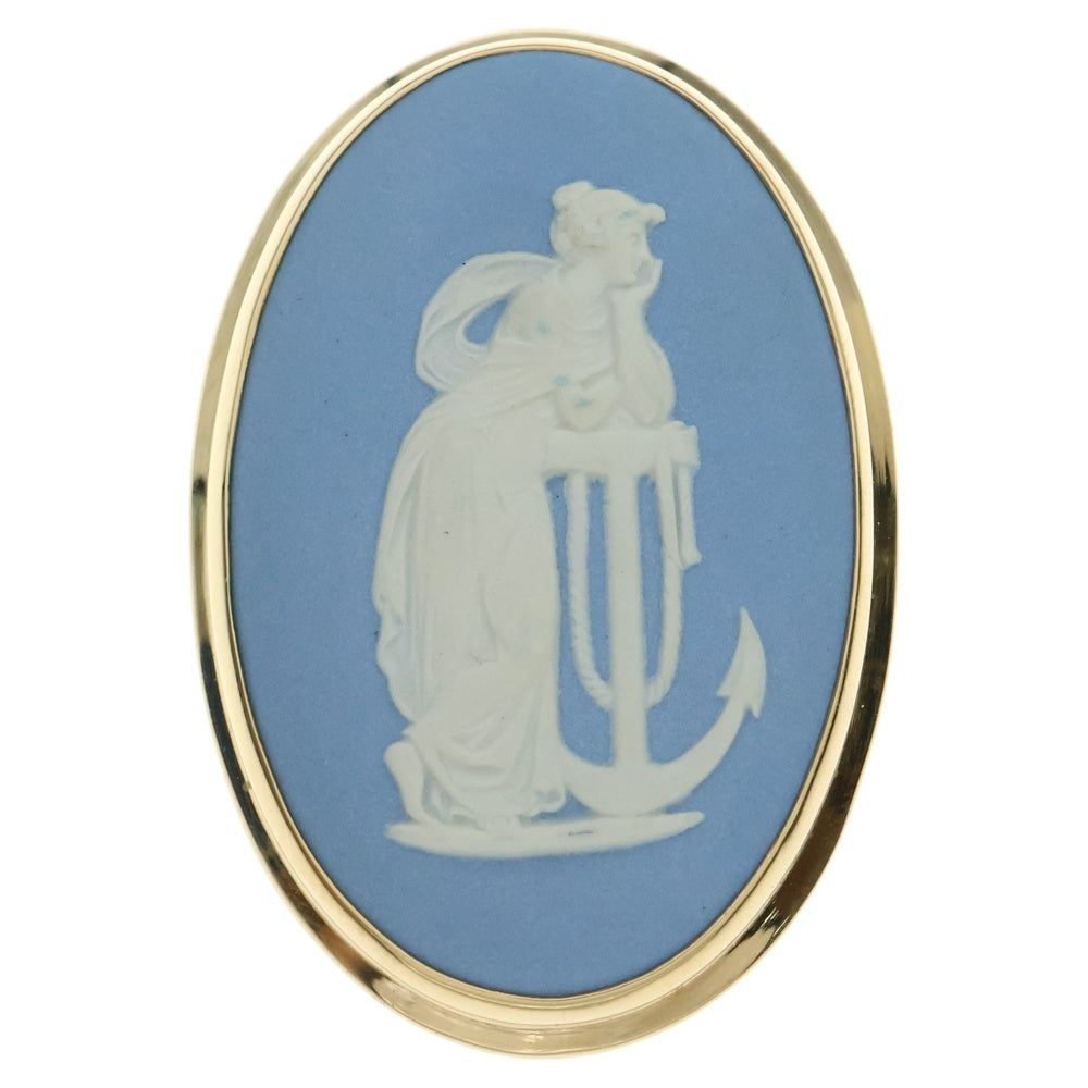 WEDGWOOD(ウェッジウッド) ピンブローチ ブルー