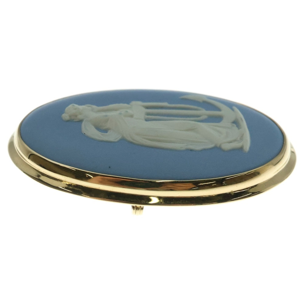 WEDGWOOD(ウェッジウッド) ピンブローチ ブルー