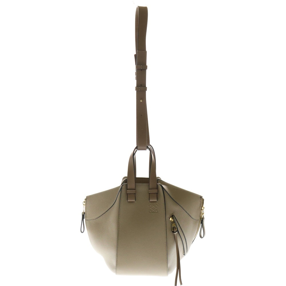 LOEWE(ロエベ) ハンモック スモール 2WAY レザーショルダーバッグ ハンドバッグ ベージュ レディース