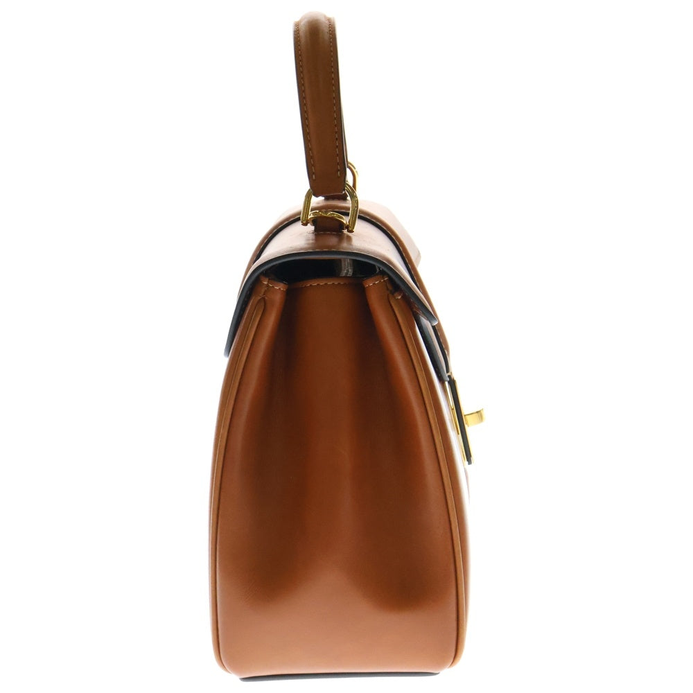 CELINE(セリーヌ) セーズ16 スモール 2WAY レザーハンドバッグ ショルダーバッグ ブラウン レディース