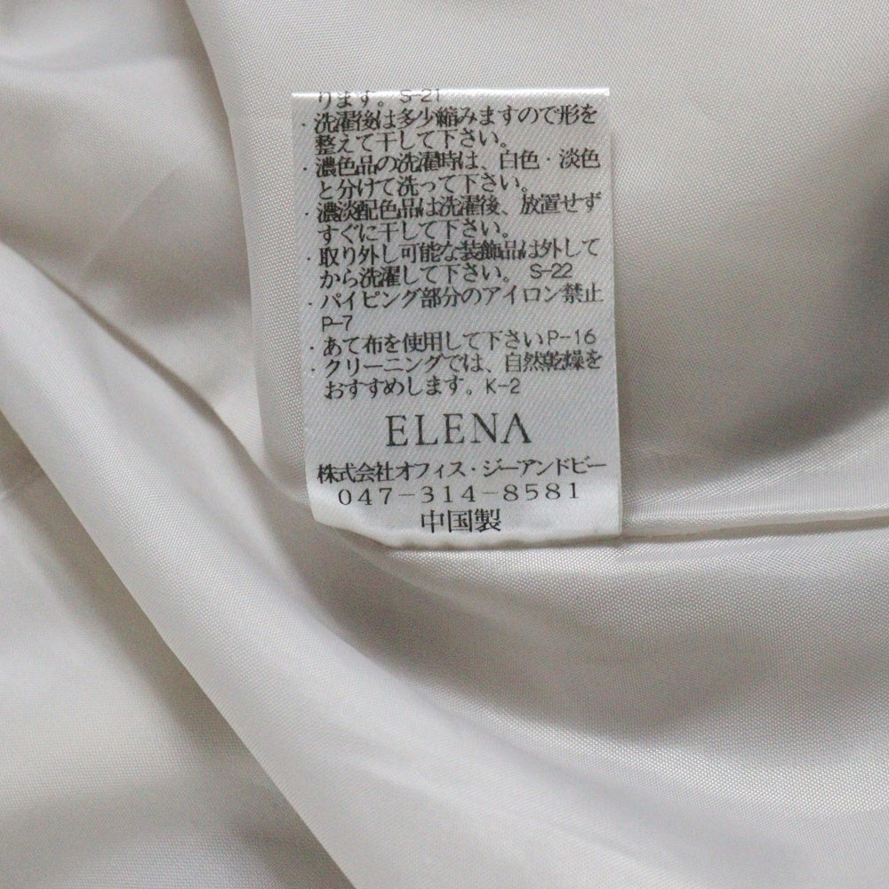 ELENA(エレナ) ロングワンピース アイボリー レディース 〇