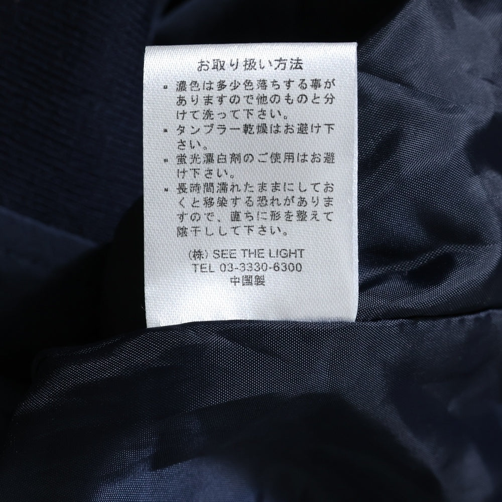 ASTRONOMY(アストロノミー) ASTRONOMY アストロノミー ポリエステル ジップアップ ボンバージャケット ブルゾン MA-1 ネイビー