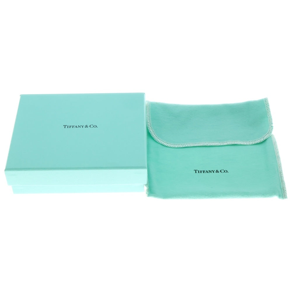 TIFFANY&Co(ティファニー) ロゴ刻印 レザーラウンドジップウォレット 財布