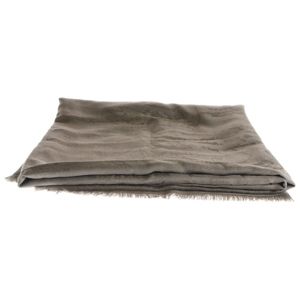 Berluti(ベルルッティ) カリグラフィ ストール ベージュ スクリット ウール×シルク スカーフ マフラー