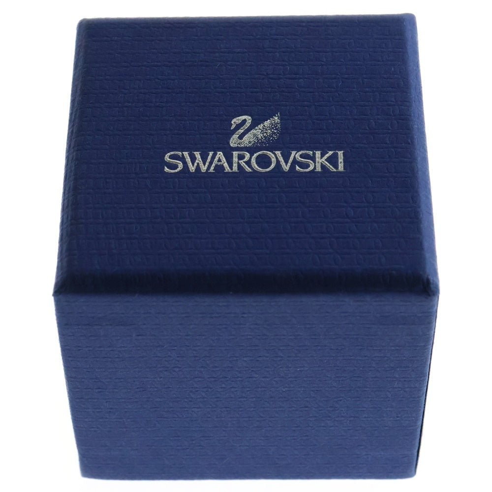 SWAROVSKI(スワロフスキー) ツイスト ラインストーン パヴェクリスタル リング 指輪 14号 シルバー レディース
