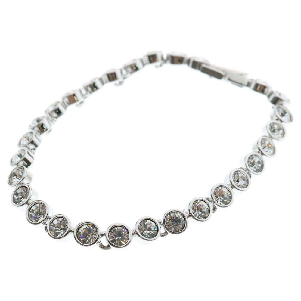 SWAROVSKI(スワロフスキー) ラインストーン クリスタル ブレスレット シルバー レディース
