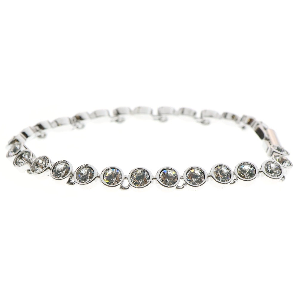 SWAROVSKI(スワロフスキー) ラインストーン クリスタル ブレスレット シルバー レディース