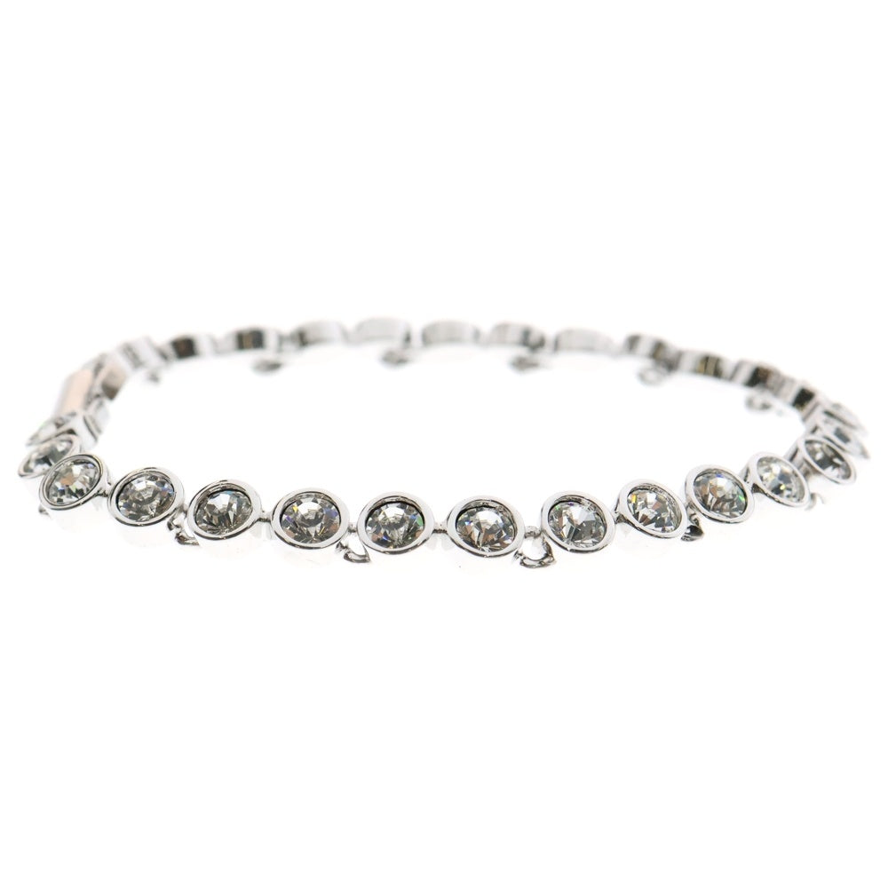 SWAROVSKI(スワロフスキー) ラインストーン クリスタル ブレスレット シルバー レディース