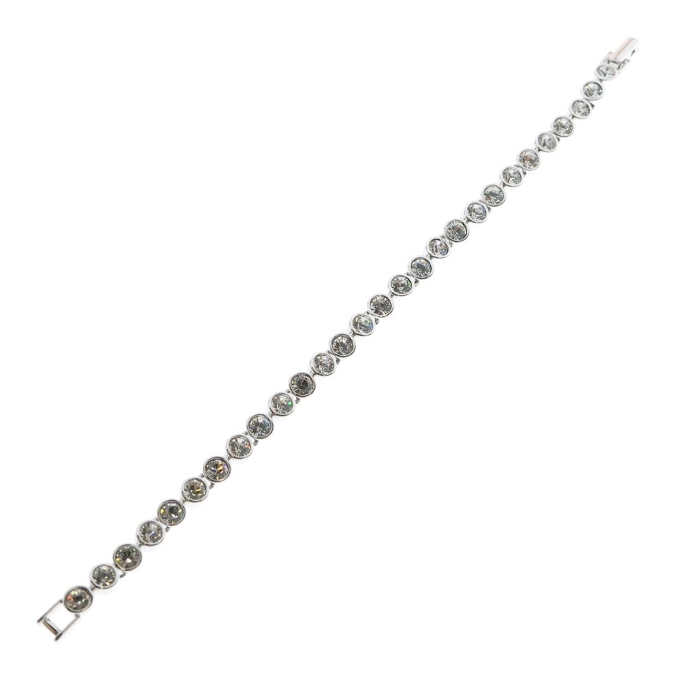 SWAROVSKI(スワロフスキー) ラインストーン クリスタル ブレスレット シルバー レディース