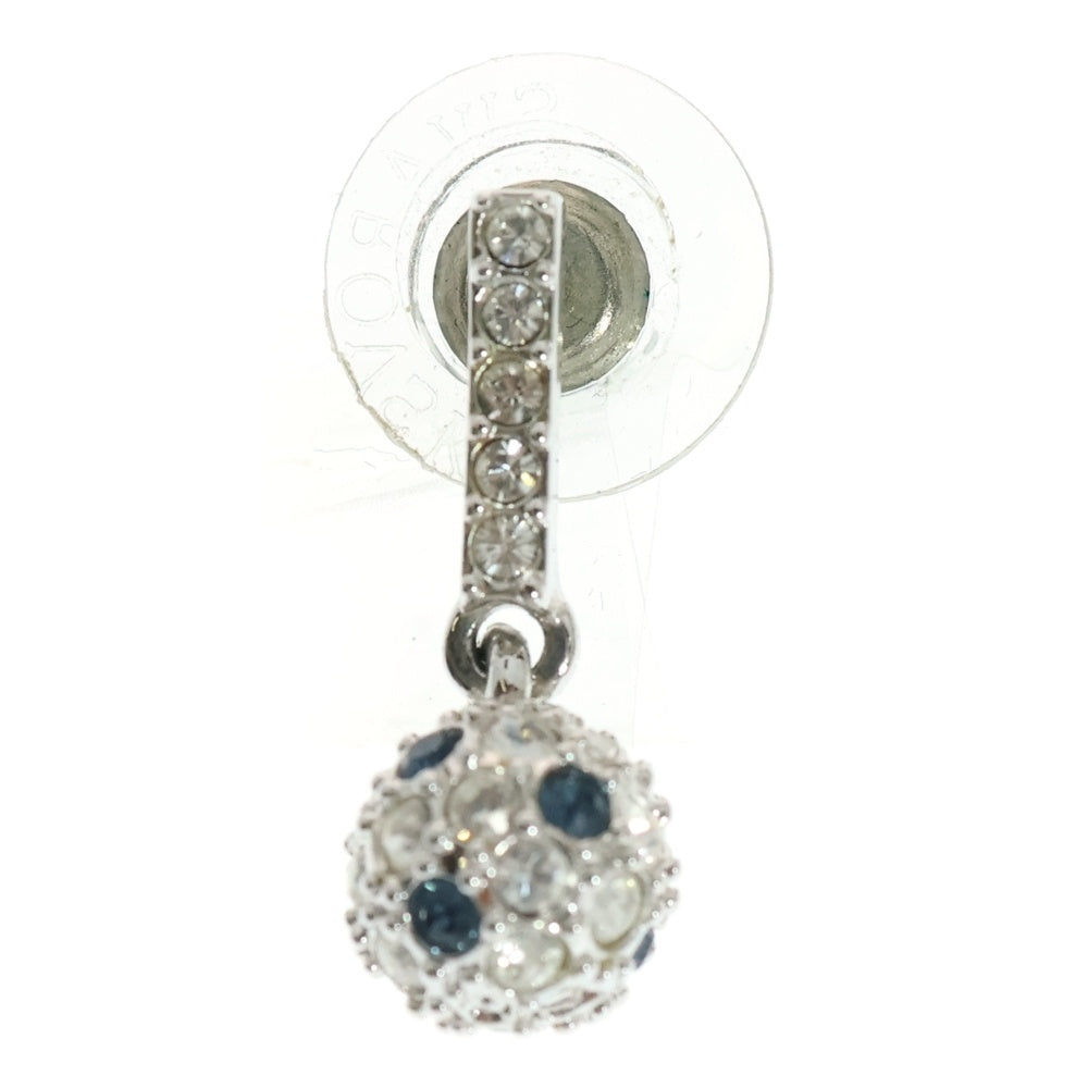 SWAROVSKI(スワロフスキー) ラインストーン パヴェクリスタル ボール ネックレス ピアス セット シルバー レディース