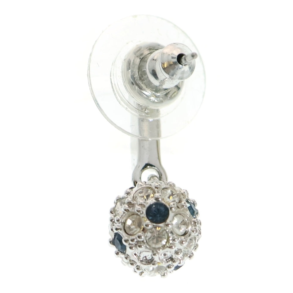 SWAROVSKI(スワロフスキー) ラインストーン パヴェクリスタル ボール ネックレス ピアス セット シルバー レディース