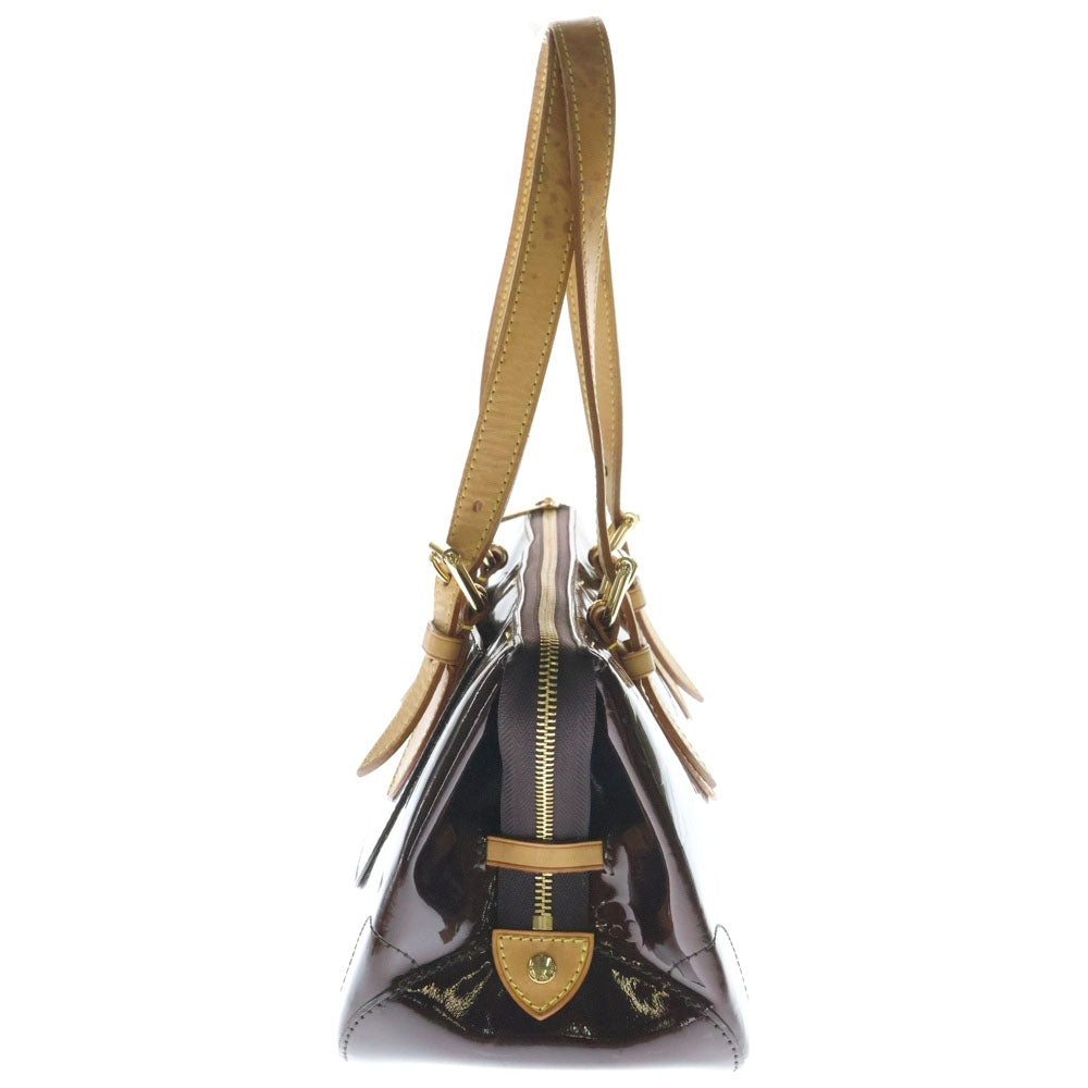 LOUIS VUITTON(ルイヴィトン) ヴェルニ ローズウッドアヴェニュー アマラント ハンドバッグ ミニバッグ ブラウン×ボルドー ゴールド金具 M93510