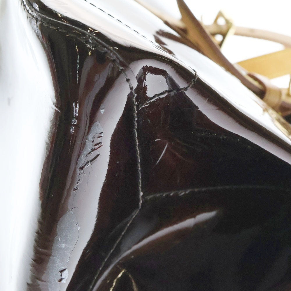 LOUIS VUITTON(ルイヴィトン) ヴェルニ ローズウッドアヴェニュー アマラント ハンドバッグ ミニバッグ ブラウン×ボルドー ゴールド金具 M93510