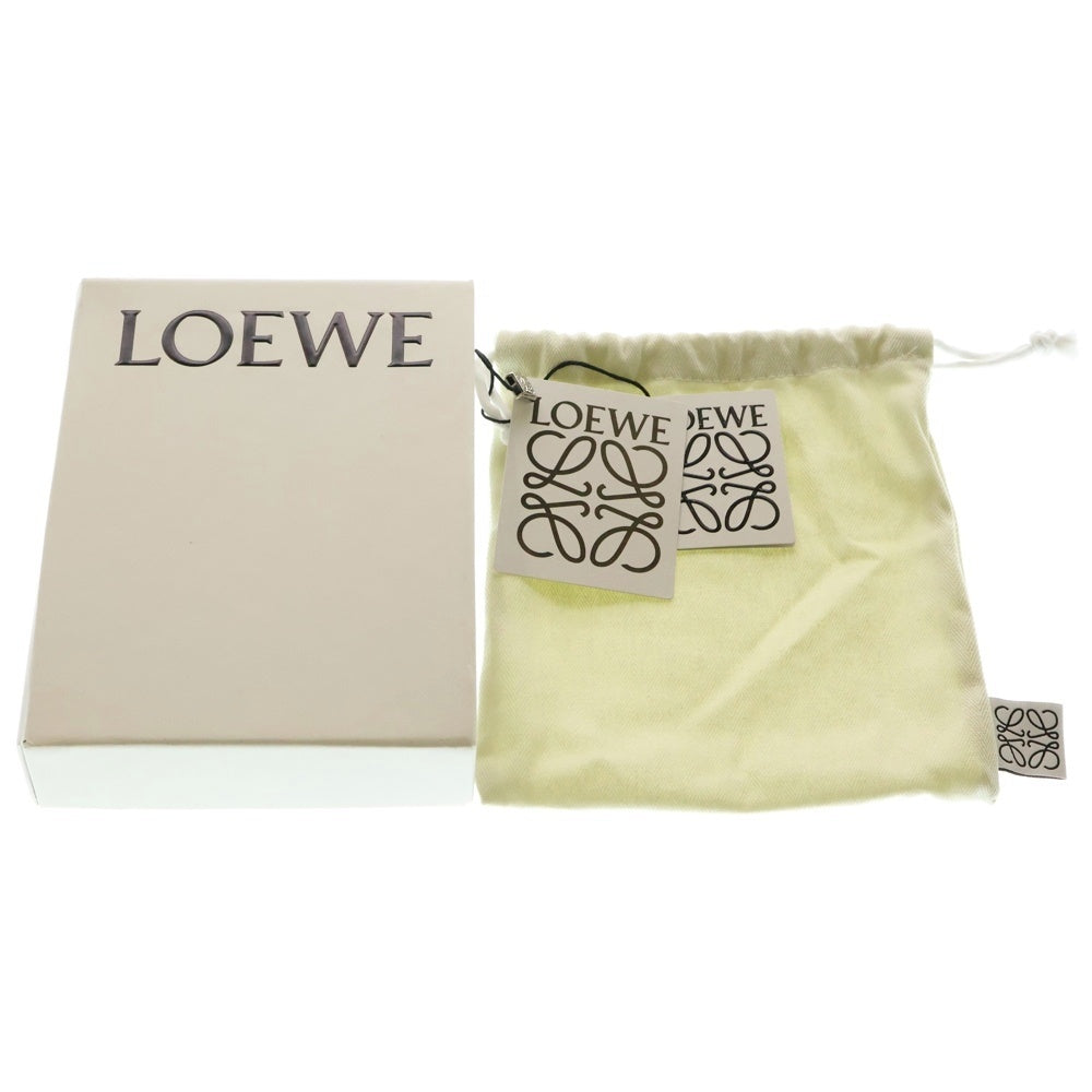 LOEWE(ロエベ) アナグラム トライフォールドウォレット グリーン レザー 三つ折り財布