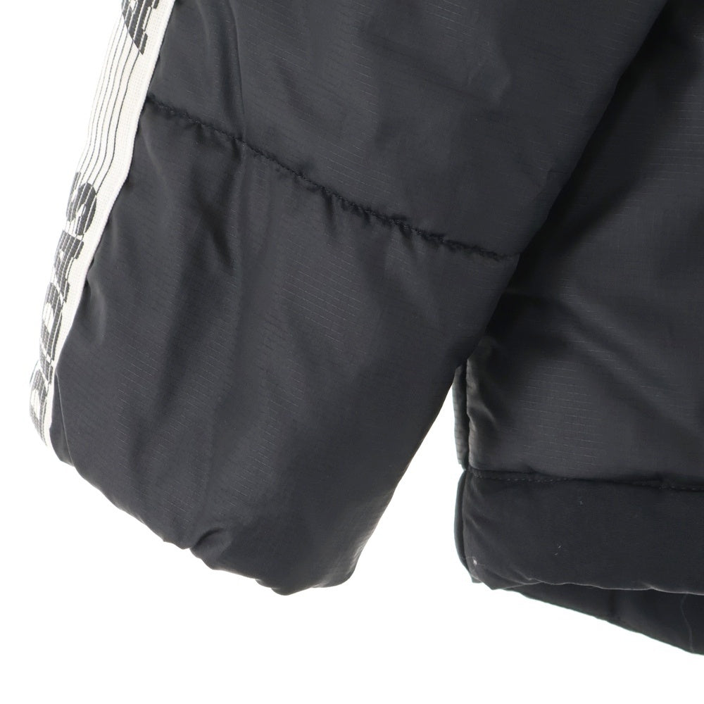 adidas(アディダス) ロゴプリント 中綿 ジップアップ ジャケット ブラック キッズ