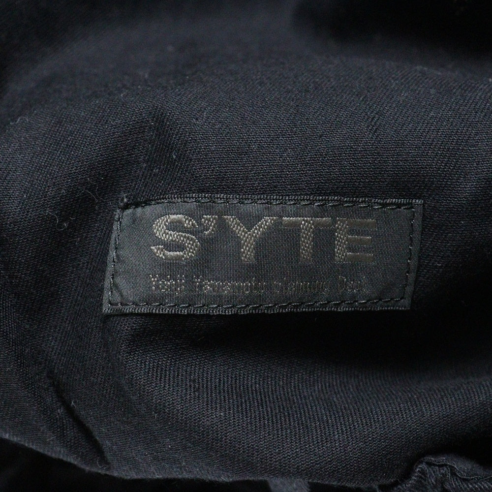s'yte(サイト) 18AW コットンツイル バルーンパンツ ワイドワンツ UV-P30-076 ブラック