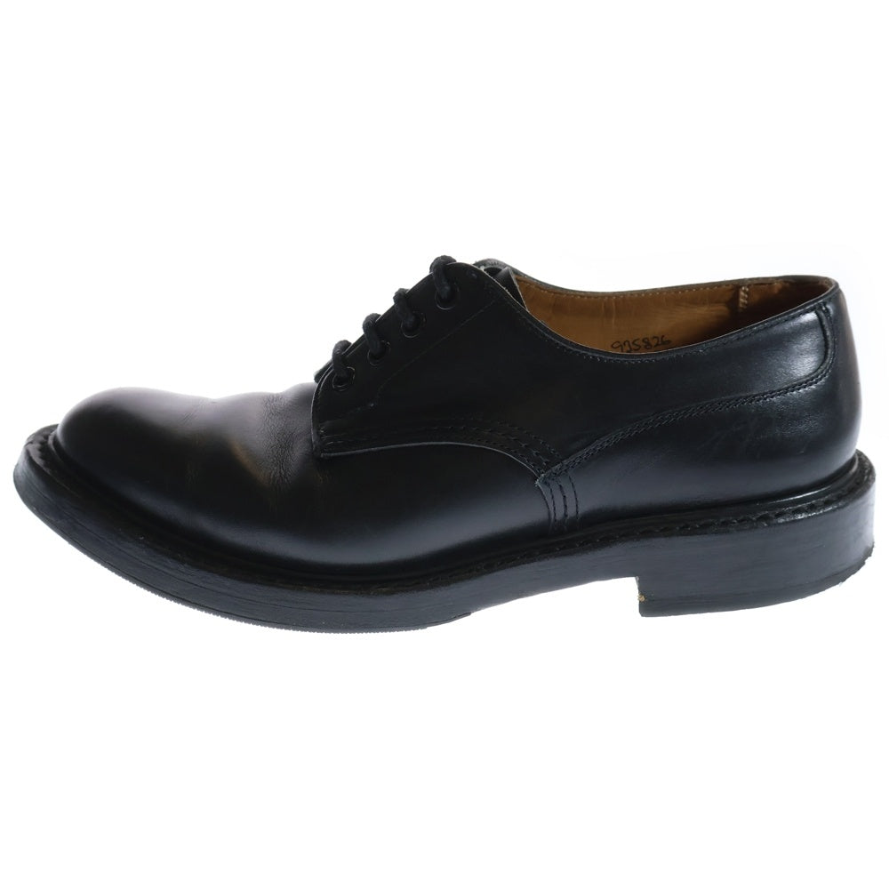 Tricker's(トリッカーズ) プレーントゥ レースアップ レザー ビジネス ドレスシューズ ブラック M6255