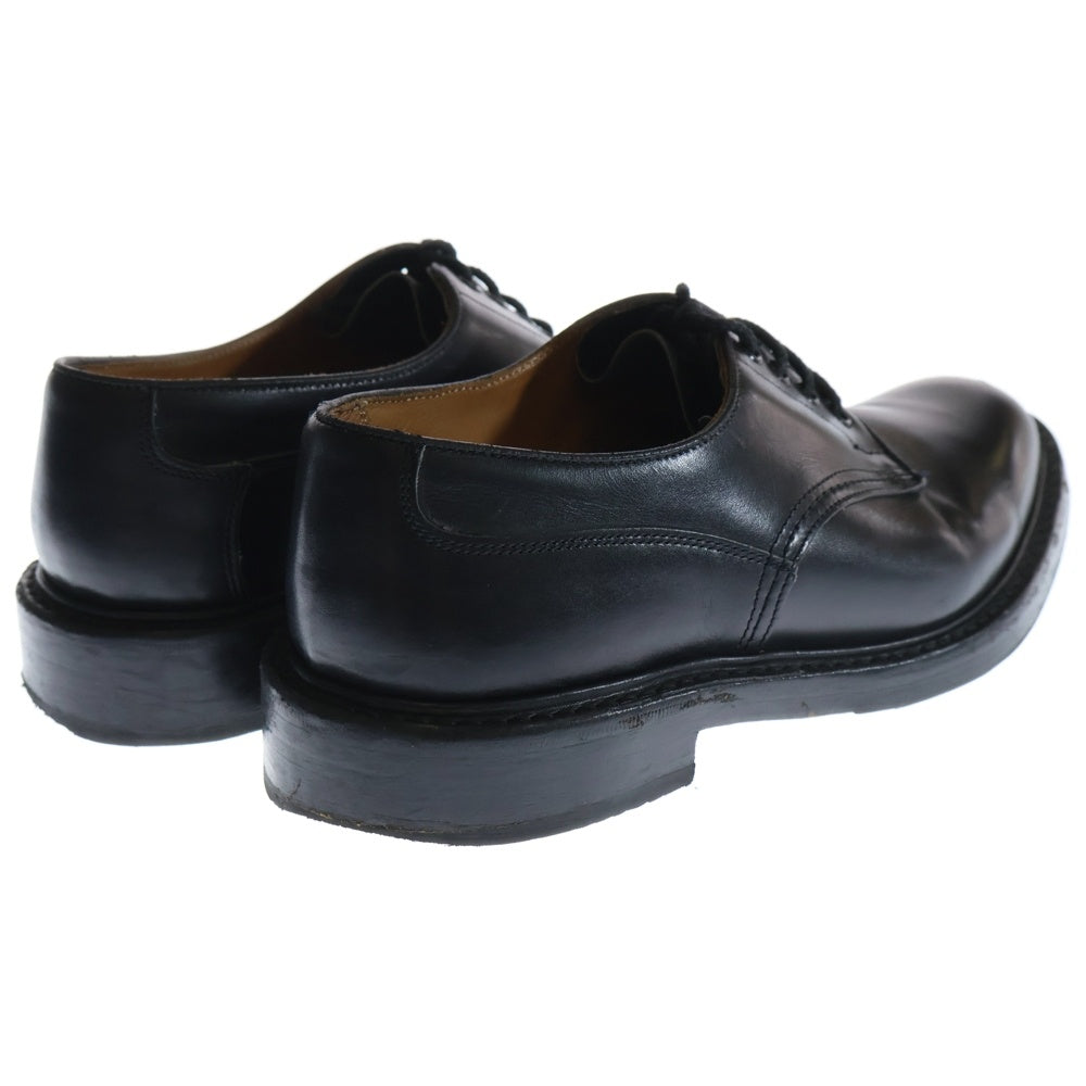 Tricker's(トリッカーズ) プレーントゥ レースアップ レザー ビジネス ドレスシューズ ブラック M6255
