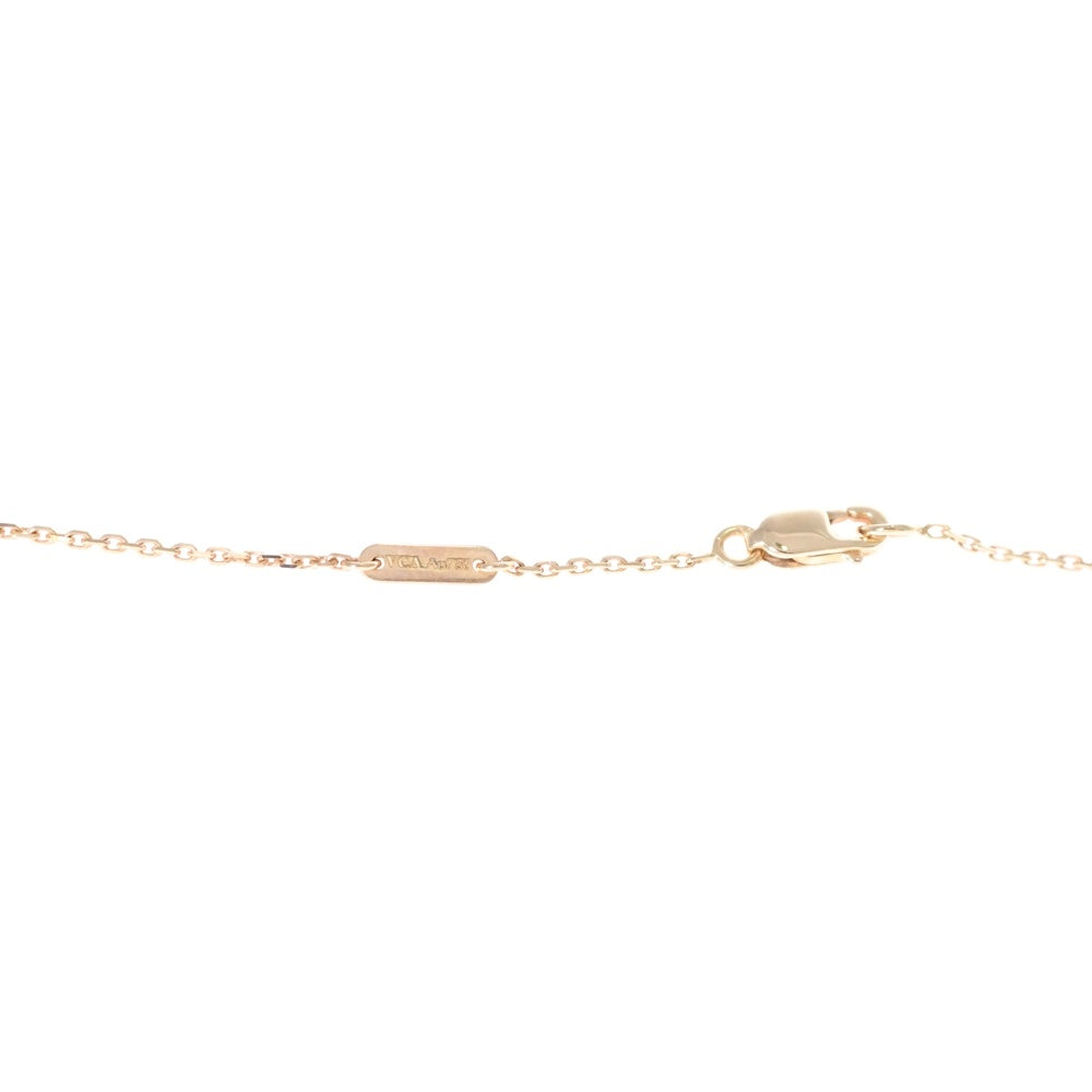 Van Cleef & Arpels(ヴァンクリーフアンドアーペル) スウィートアルハンブラ ハート カーネリアン ネックレス K18PG ピンクゴールド VCARN59N00 ジュエリー アクセサリー