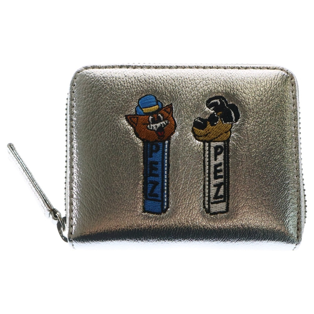 PEZ(ペッツ) PEZ ペッツ ラウンドジップ コンパクトウォレット シルバー 財布