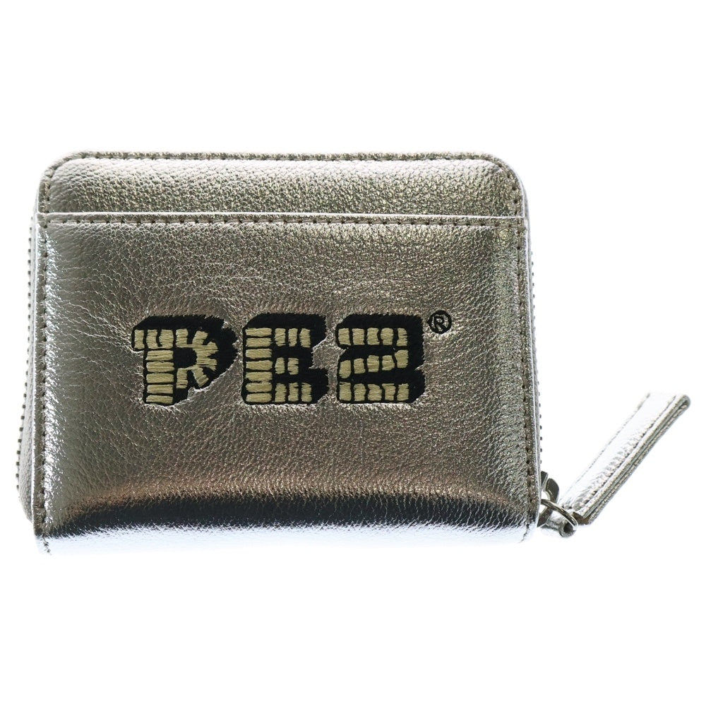 PEZ(ペッツ) PEZ ペッツ ラウンドジップ コンパクトウォレット シルバー 財布