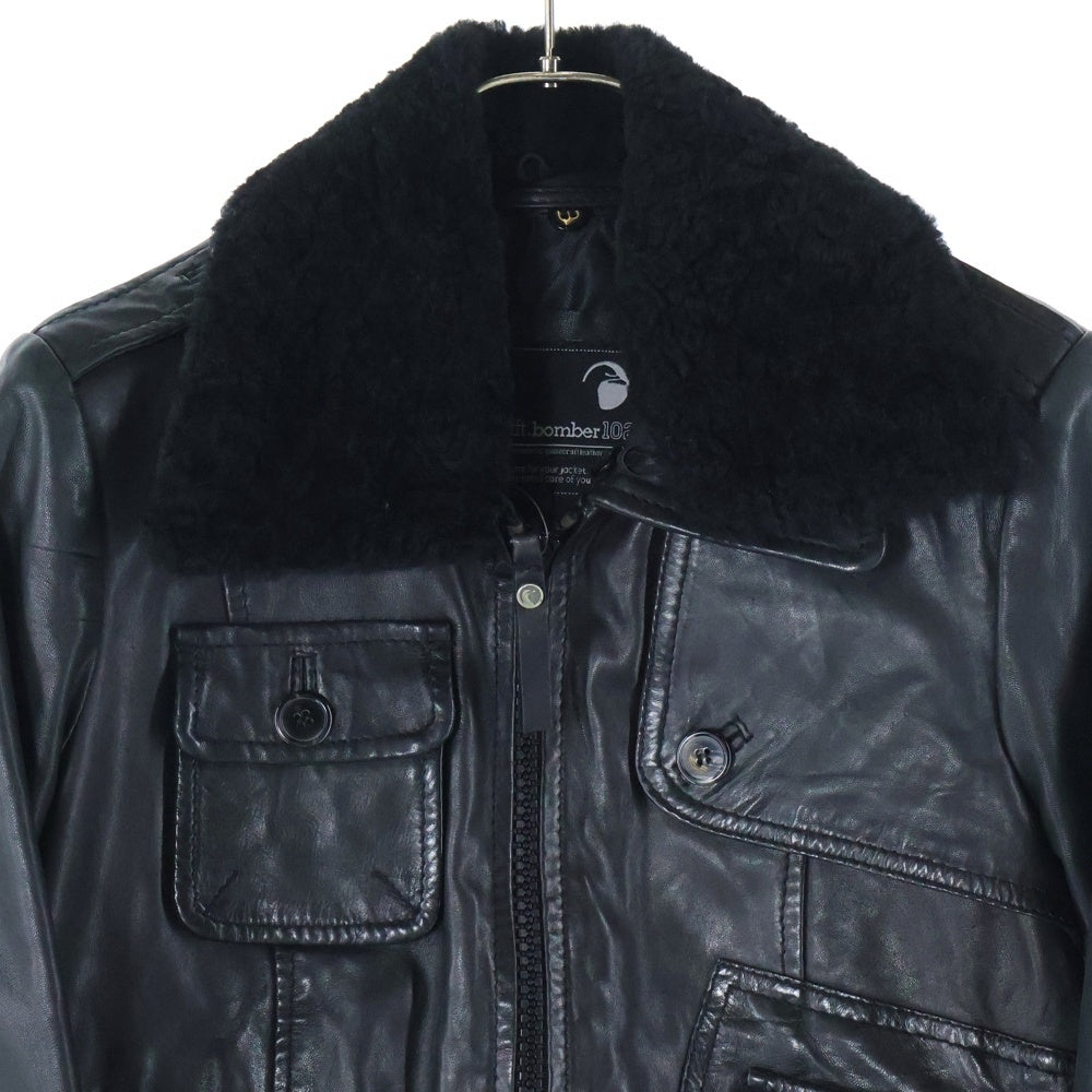 goosecraft(グースクラフト) goosecraft Bomber102 レザージャケット ブラック