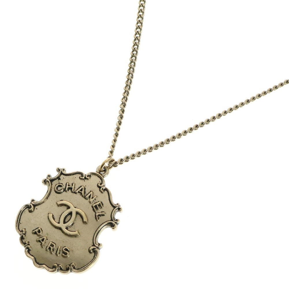 CHANEL(シャネル) ココマーク エンブレムモチーフ ネックレス ペンダント チェーン ゴールド GP A14A