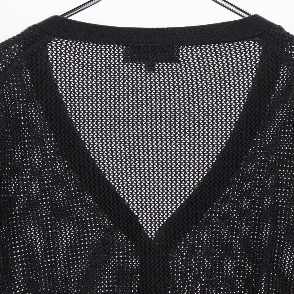 NO BRAND(ノーブランド) SEASON REASON by Lin & Red メッシュカーディガン グレー