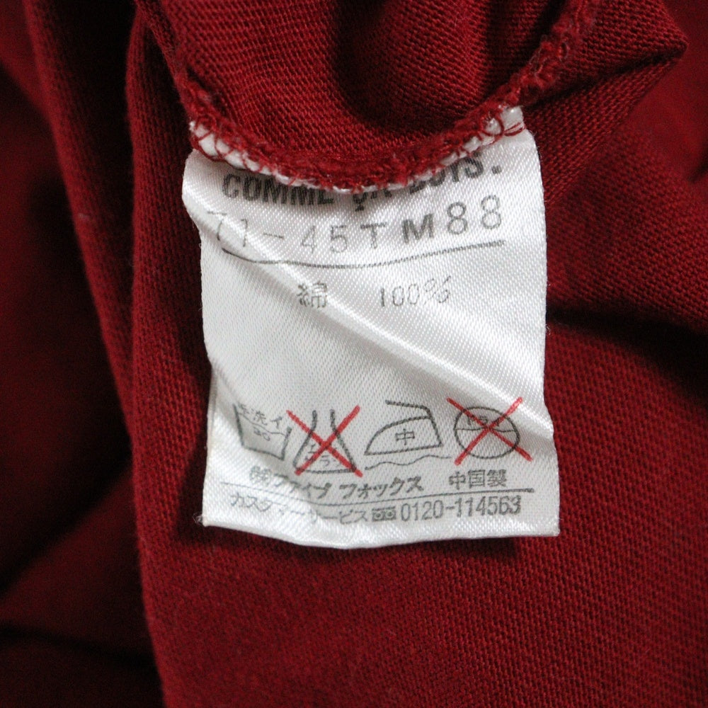 COMME CA BOYS(コムサボーイズ) COMME CA BOYS コムサボーイズ ナンバリング 半袖Tシャツ レッド キッズ