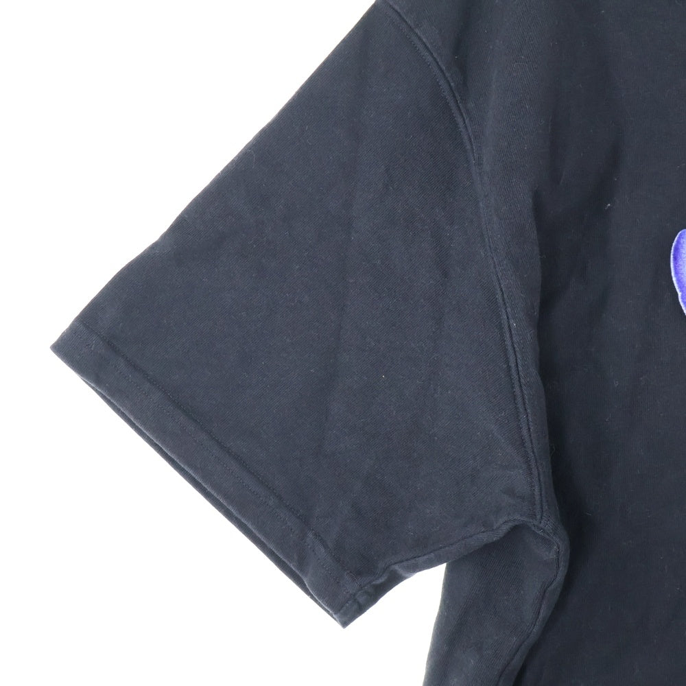 Christian Dior(クリスチャンディオール) ×Kenny Scharf Oversized Tee 193J685D0554 ケニー シャーフ ロゴ刺繍 オーバーサイズ クルーネック半袖Tシャツカットソー ブラック