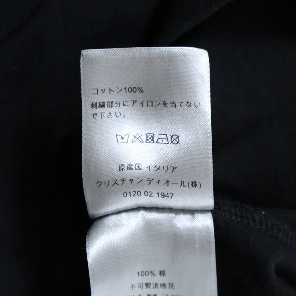 Christian Dior(クリスチャンディオール) ×Kenny Scharf Oversized Tee 193J685D0554 ケニー シャーフ ロゴ刺繍 オーバーサイズ クルーネック半袖Tシャツカットソー ブラック
