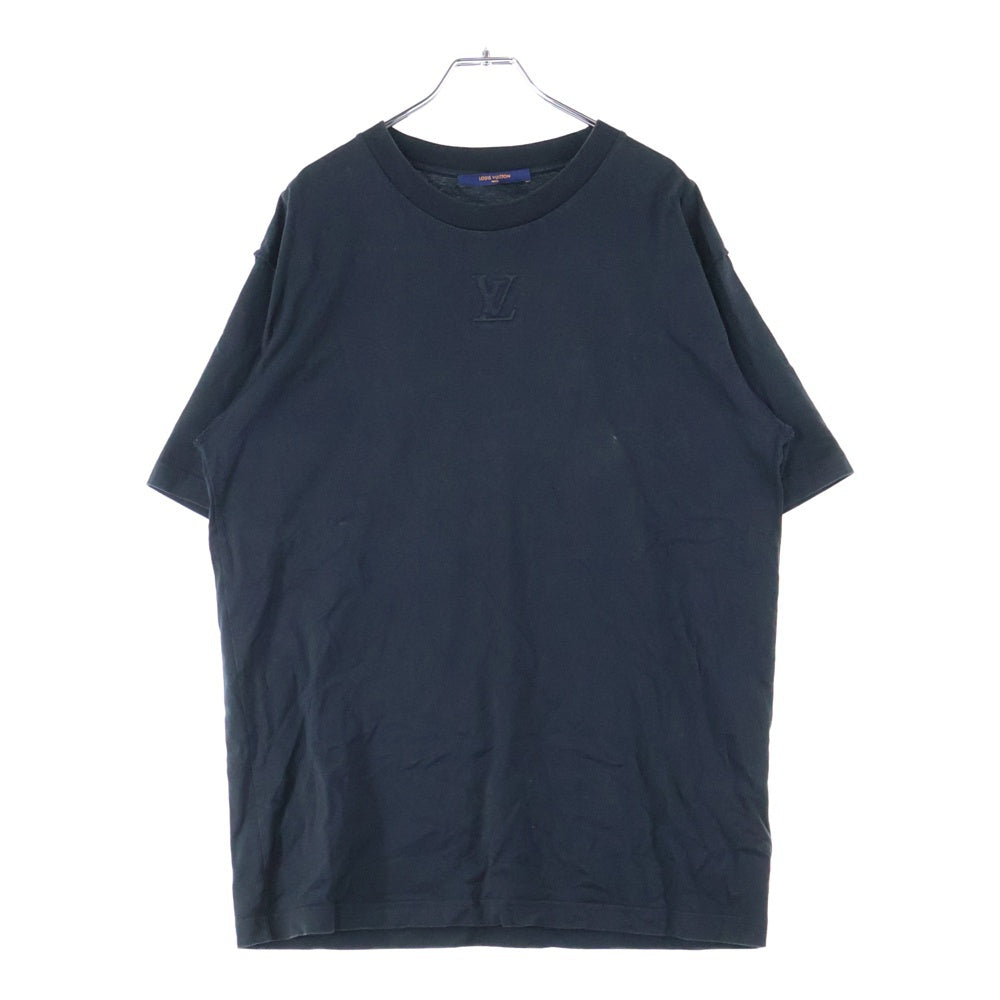 LOUIS VUITTON(ルイヴィトン) 21AW LVデボス エンボスロゴ半袖Tシャツ ブラック RM212 NPG HLY64W