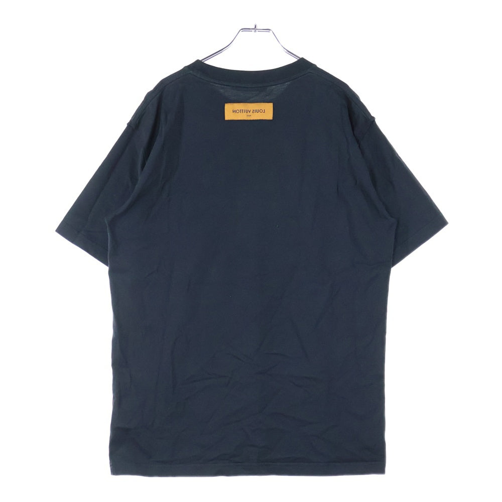LOUIS VUITTON(ルイヴィトン) 21AW LVデボス エンボスロゴ半袖Tシャツ ブラック RM212 NPG HLY64W