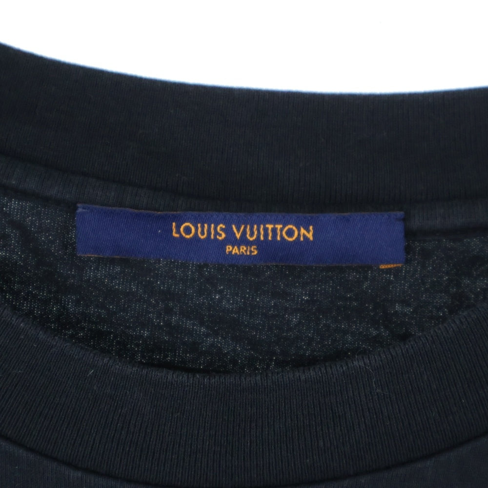 LOUIS VUITTON(ルイヴィトン) 21AW LVデボス エンボスロゴ半袖Tシャツ ブラック RM212 NPG HLY64W