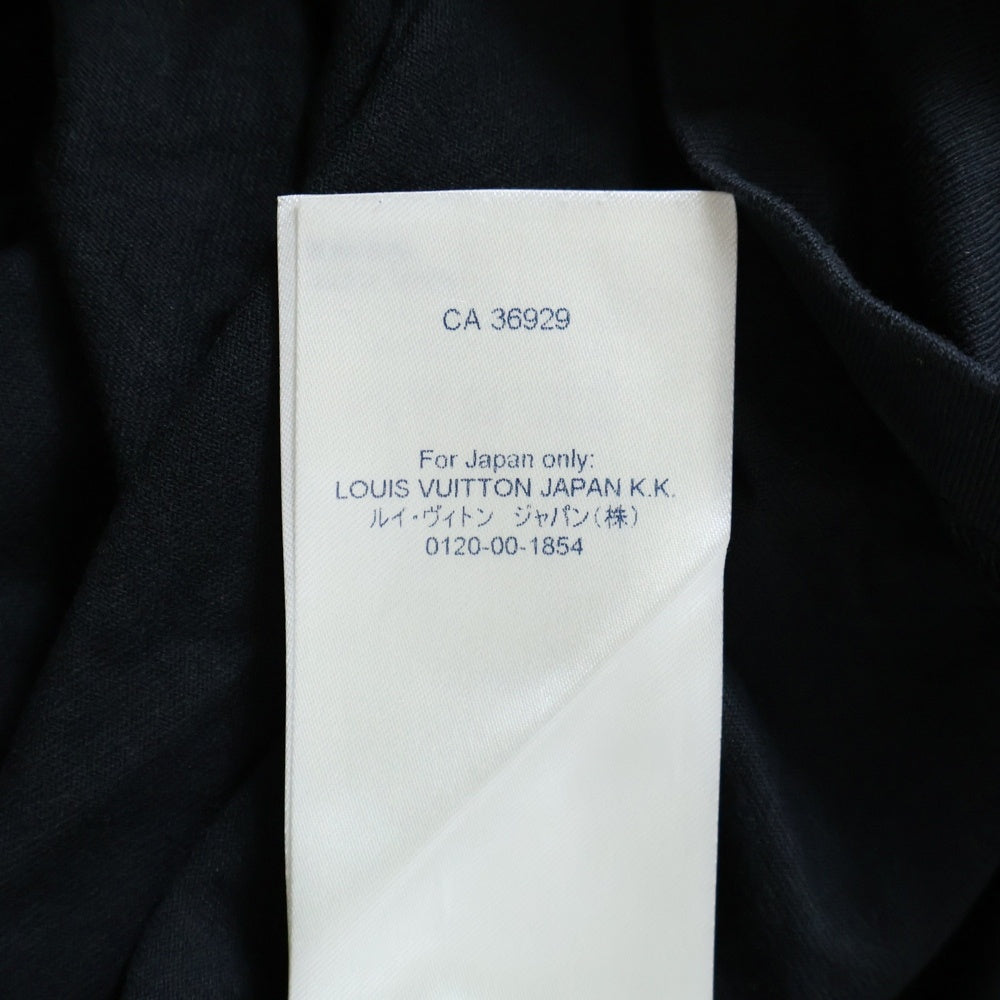 LOUIS VUITTON(ルイヴィトン) 21AW LVデボス エンボスロゴ半袖Tシャツ ブラック RM212 NPG HLY64W