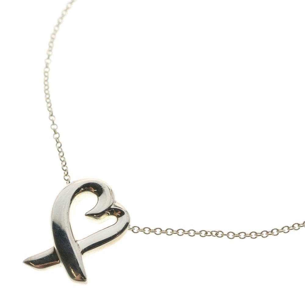 TIFFANY&Co(ティファニー) ラビングハート ネックレス ペンダント チェーン シルバー 925 2.9g