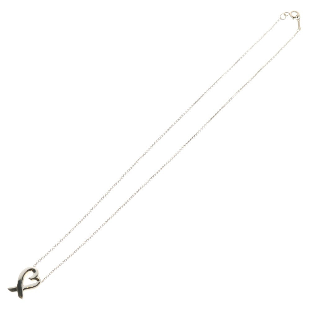 TIFFANY&Co(ティファニー) ラビングハート ネックレス ペンダント チェーン シルバー 925 2.9g