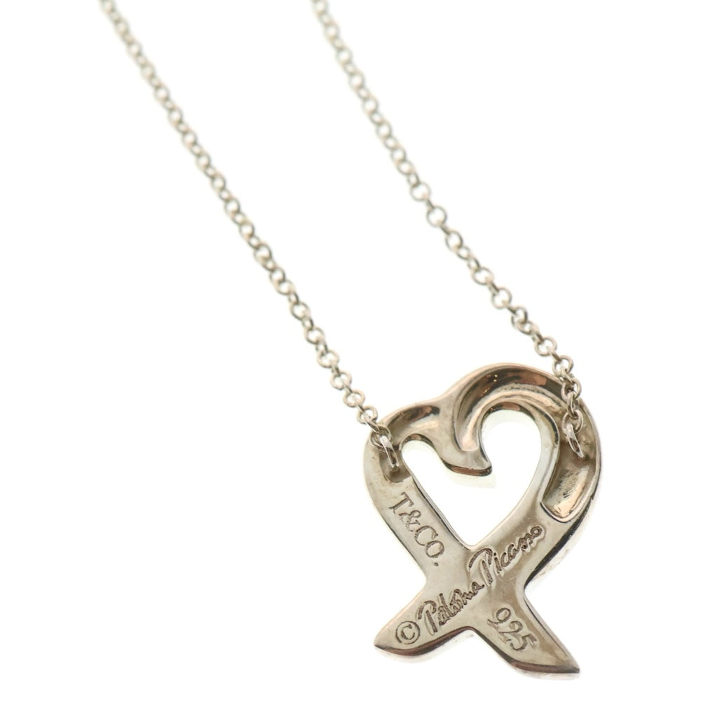 TIFFANY&Co(ティファニー) ラビングハート ネックレス ペンダント チェーン シルバー 925 2.9g