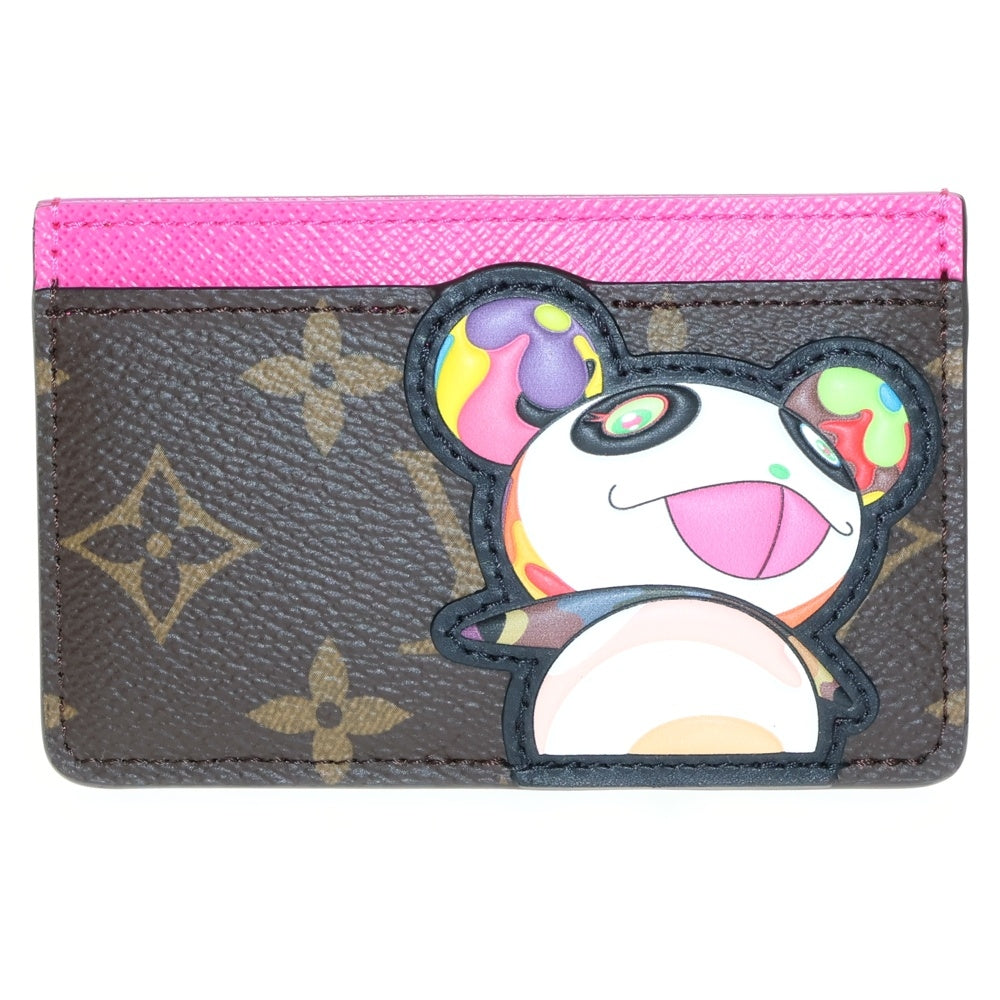 LOUIS VUITTON(ルイヴィトン) ×TM モノグラム ポルトカルト・サーンプル カードケース 名刺入れ ブラウン×ピンク PVC M13439