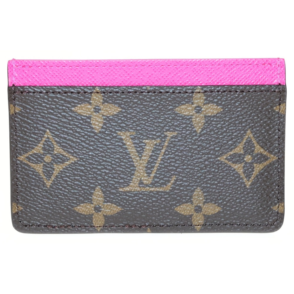 LOUIS VUITTON(ルイヴィトン) ×TM モノグラム ポルトカルト・サーンプル カードケース 名刺入れ ブラウン×ピンク PVC M13439