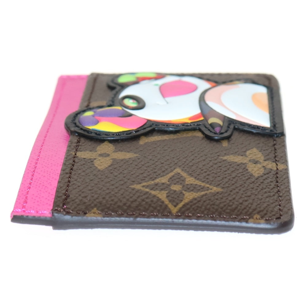 LOUIS VUITTON(ルイヴィトン) ×TM モノグラム ポルトカルト・サーンプル カードケース 名刺入れ ブラウン×ピンク PVC M13439