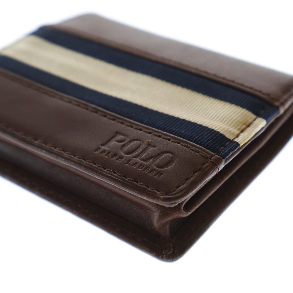 POLO RALPH LAUREN(ポロラルフローレン) レザーコインケース ブラウン