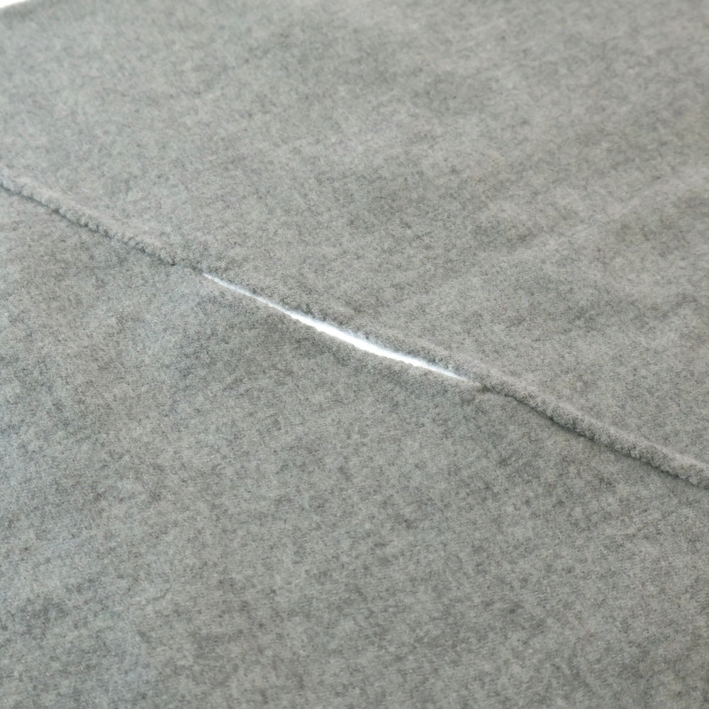 NO BRAND(ノーブランド) ウール マフラー ストール グレー