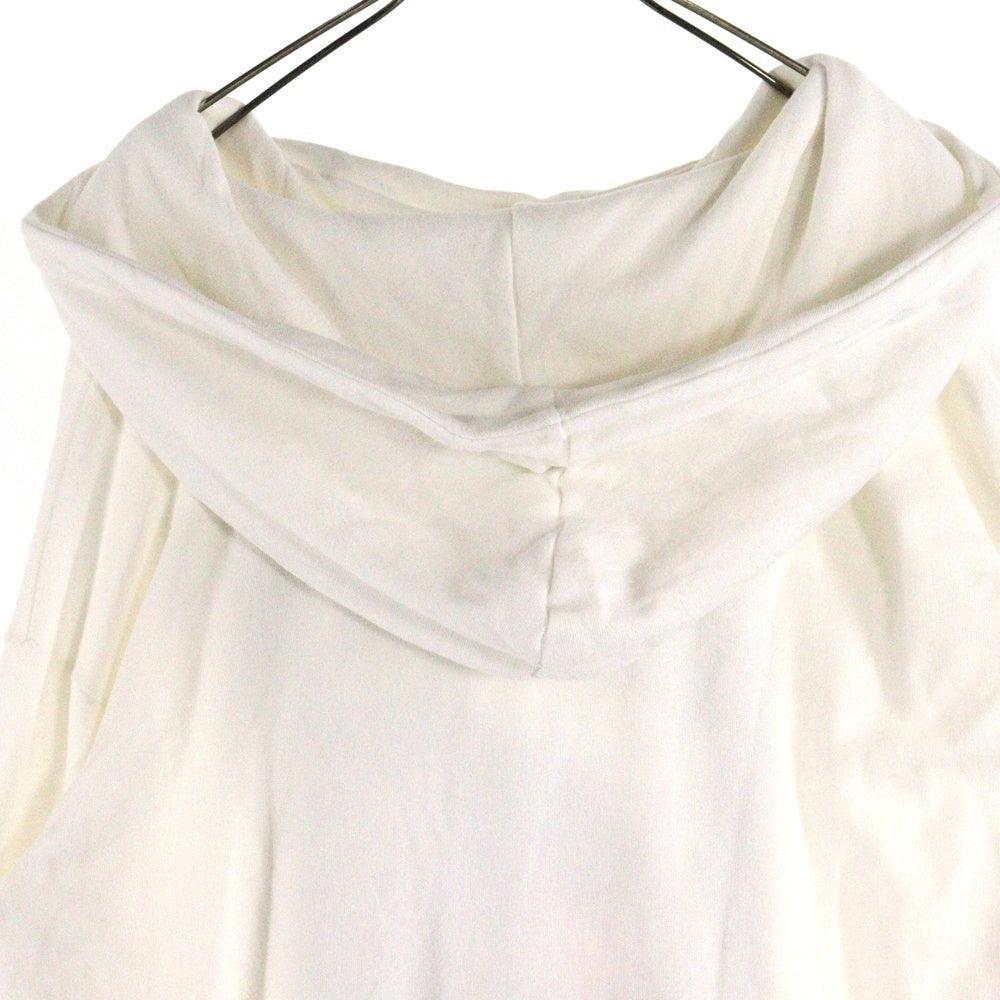 SCOLAR PARITY(スカラーパリティ) フロントデザイン プルオーバーパーカー ホワイト 〇