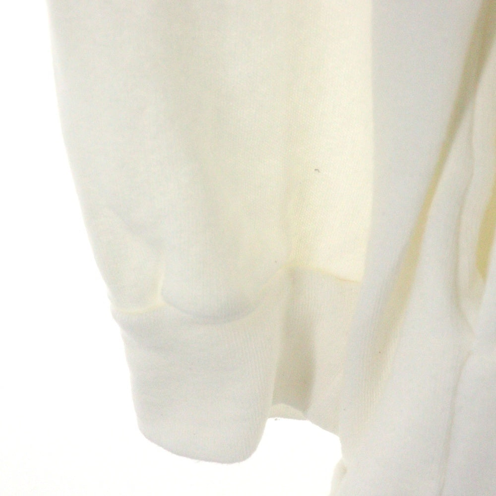 SCOLAR PARITY(スカラーパリティ) フロントデザイン プルオーバーパーカー ホワイト 〇