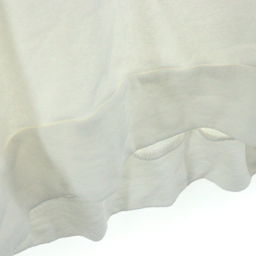 SCOLAR PARITY(スカラーパリティ) フロントデザイン プルオーバーパーカー ホワイト 〇