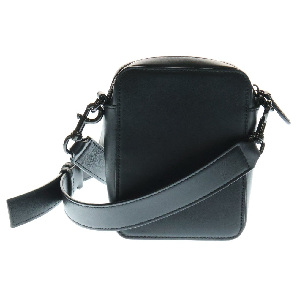 VALENTINO(ヴァレンティノ) Vロゴ ショルダーバッグ クロスボディーバッグ ミニバッグ ブラック ブラック金具 レザー