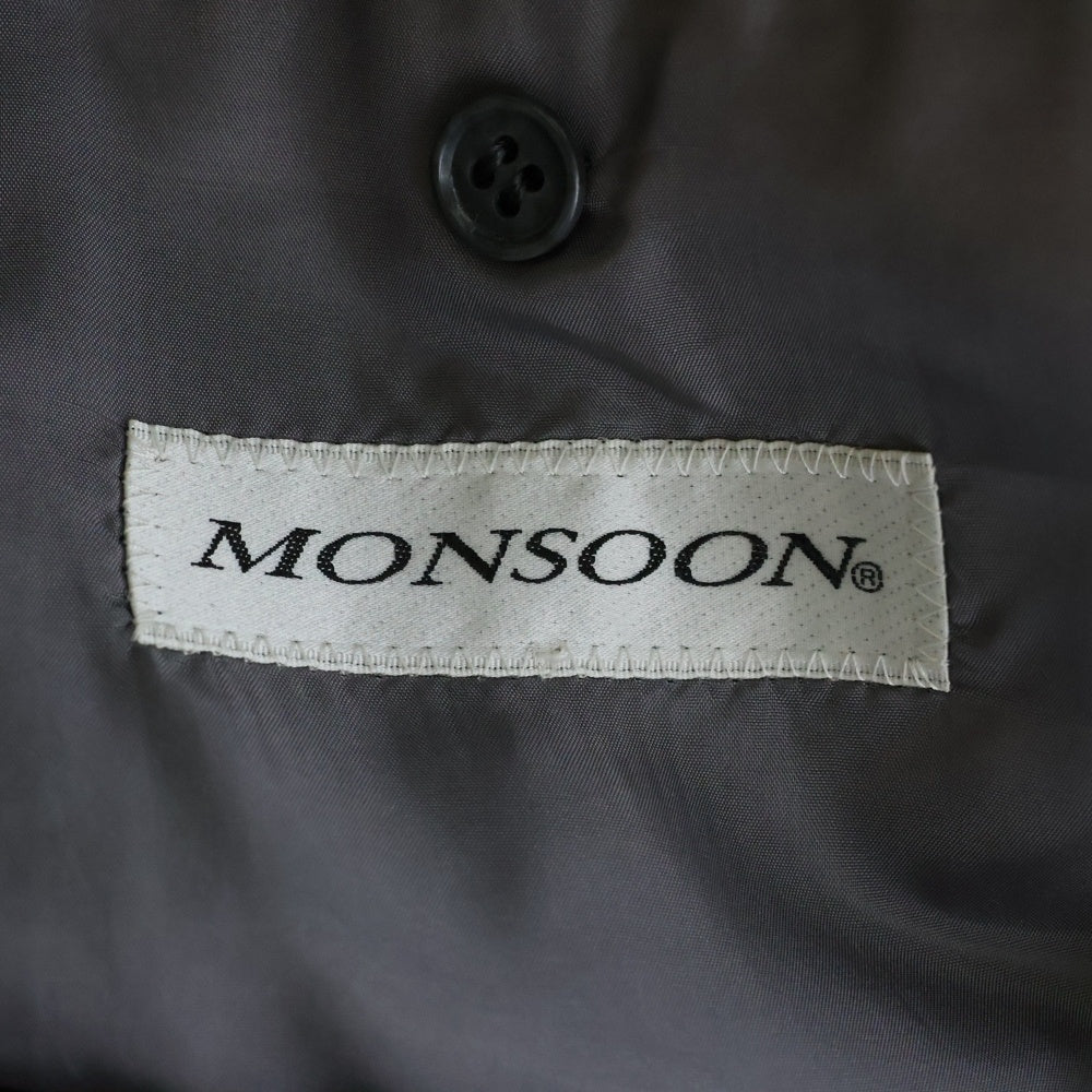 D'URBAN(ダーバン ) ストライプ セットアップスーツ ジャケット スラックスパンツ グレー 〇