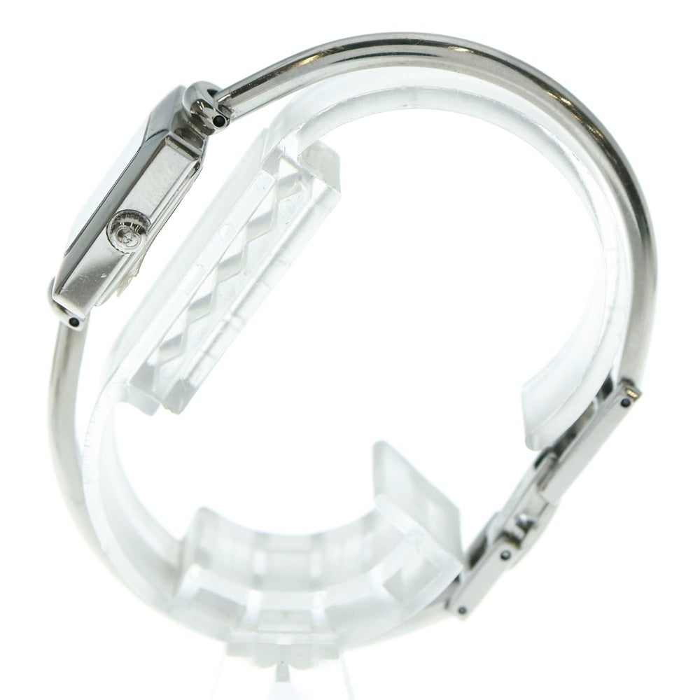 GUCCI(グッチ) ホワイト文字盤 クォーツ バングルウォッチ ステンレスウォッチ 腕時計 ホワイト/シルバー SS/QZ 1900L