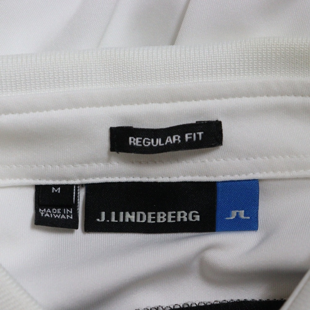 J.LINDEBERG(ジェイリンドバーグ) レギュラーフィット 半袖ポロシャツ ホワイト